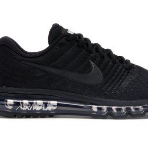 NIKE AIR MAX 2017 TRIPLE BLACK MEN NEW With Box